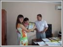 08.08.2012 - Начальник управления капитального строительства Луганской облгосадминистрации поздравил специалистов управления с наступающим Днем строителя.